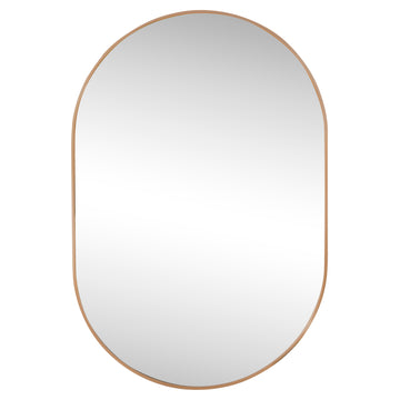 Milly 24 in. W x 36 in. H Medium Oval Metal Framed Wall Mirror - JONATHAN Y